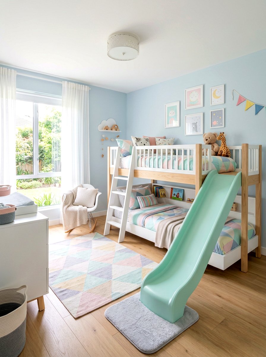 Bunk Bed With Slide - 30 bunk bed ideas