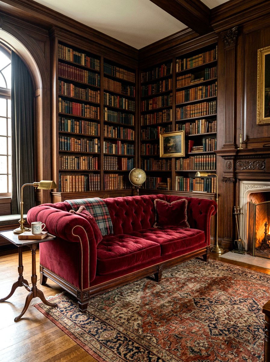 Burgundy Red Velvet Sofa - 30 velvet sofa ideas