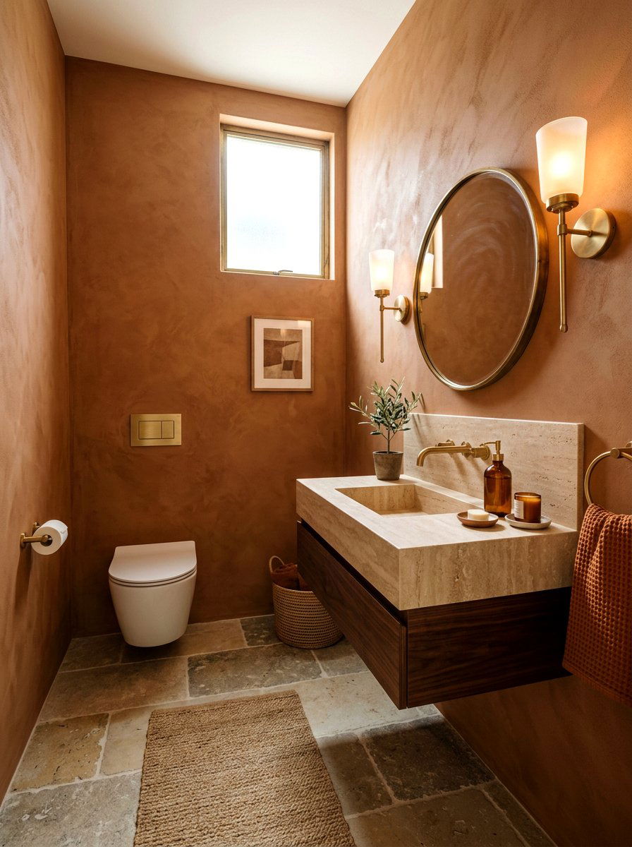 30 Opulent Powder Room Ideas to Create a Statement Bathroom - Suite 101