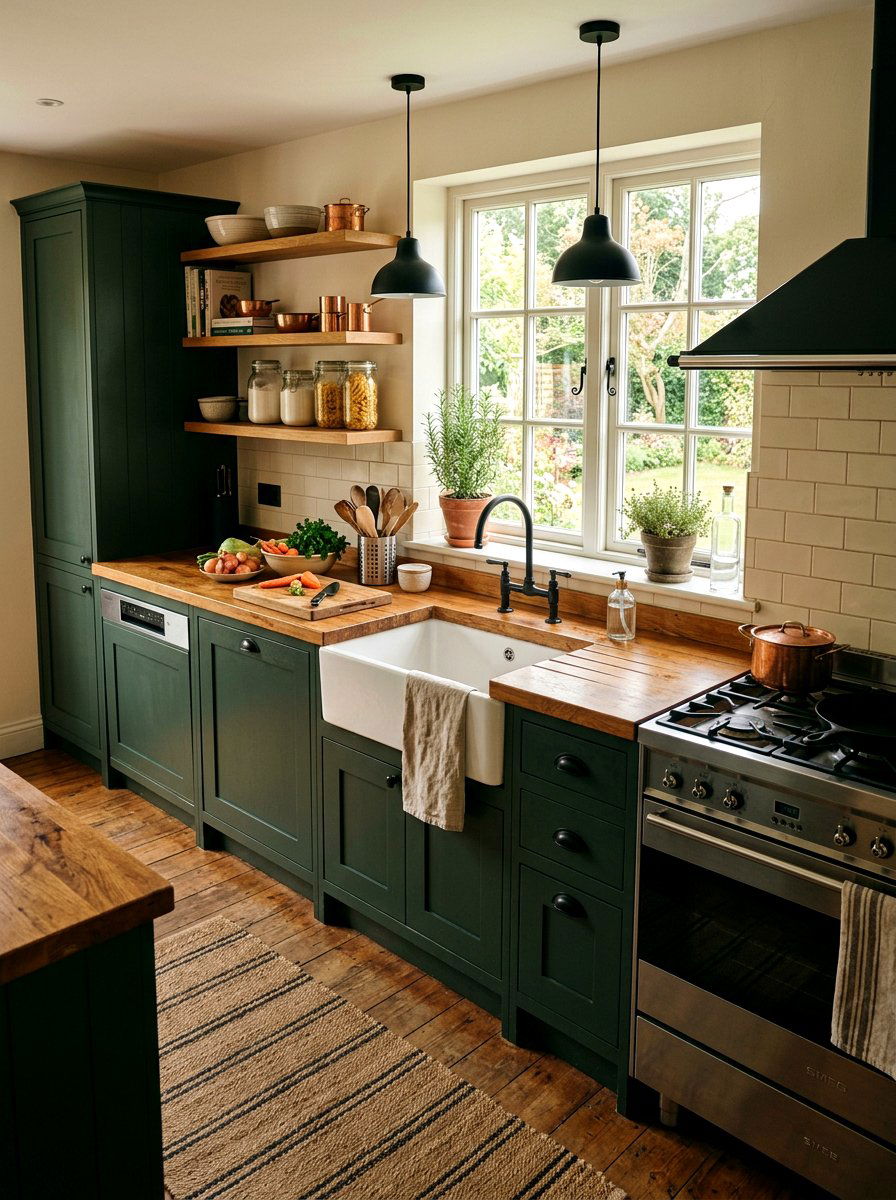 Butcher Block Countertop Kitchen - 30 storybook kitchen ideas