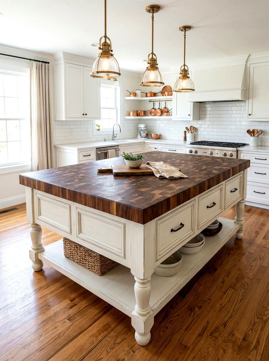 Butcher Block Island - 30 traditional kitchen ideas