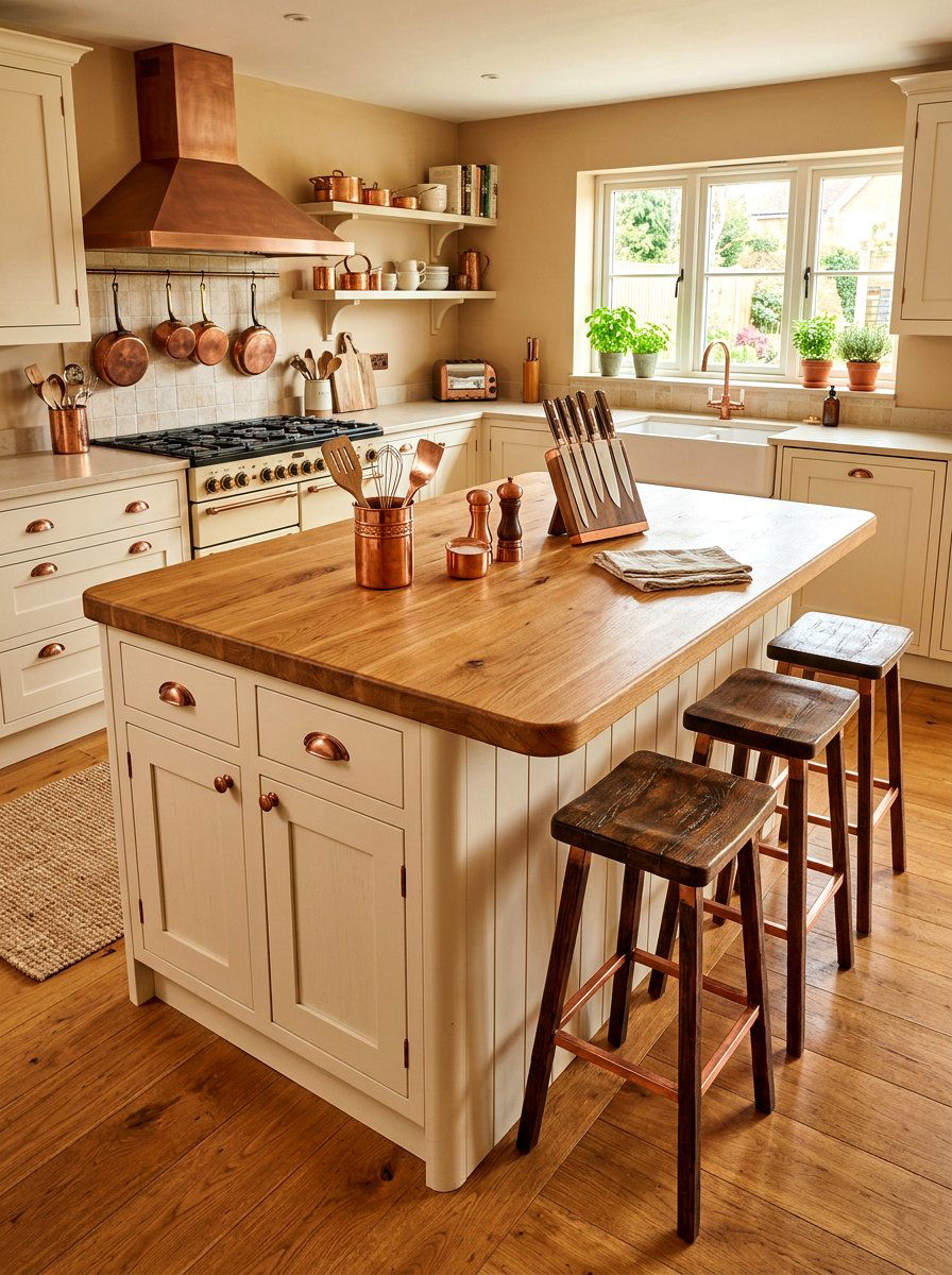 Butcher Block Kitchen Peninsula - 30 kitchen peninsula ideas