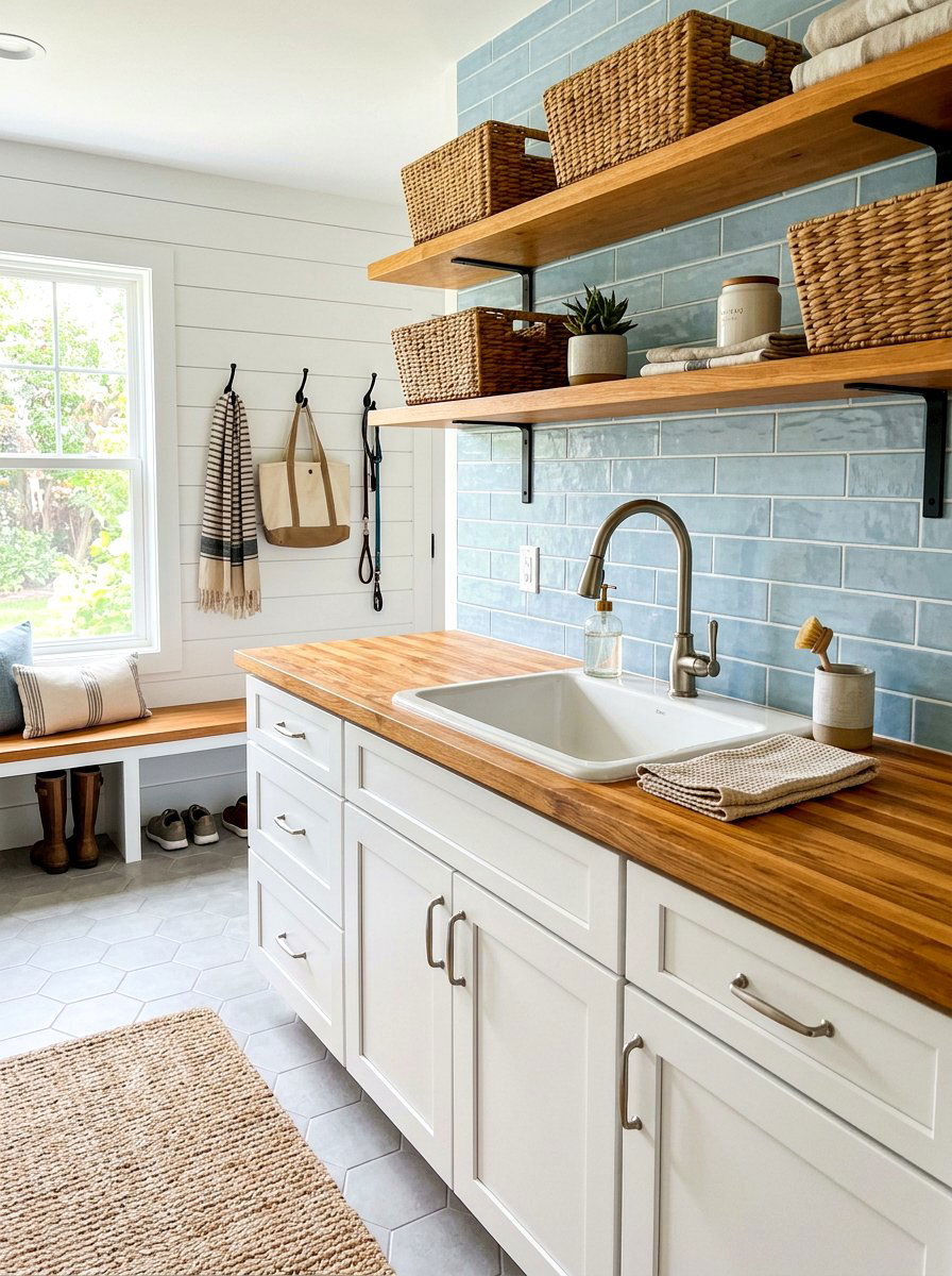 30 Mudroom Laundry Sink Ideas for Easy Cleanup at Home Plus