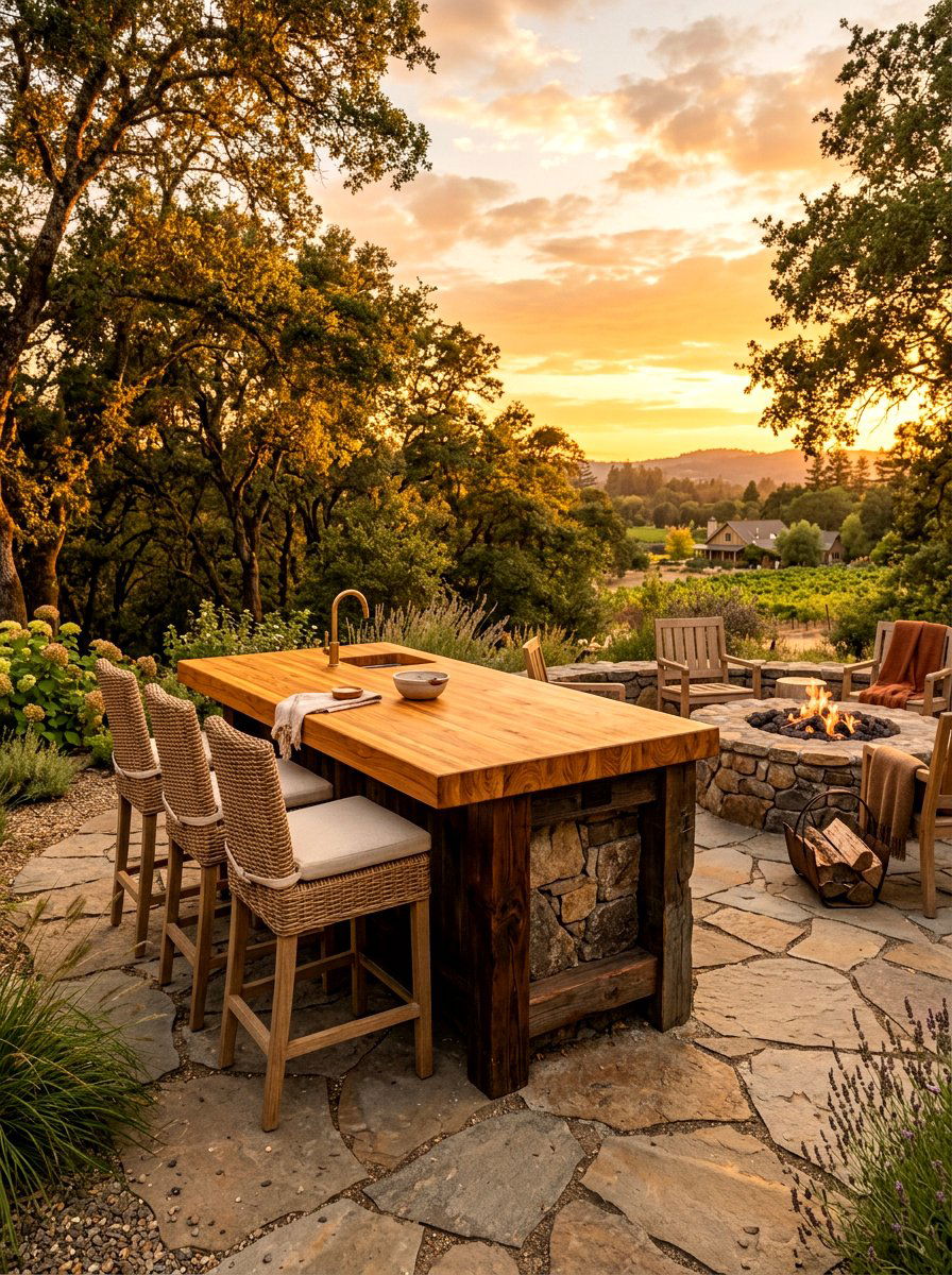30 Outdoor Countertop Ideas for Durable Outdoor Kitchens