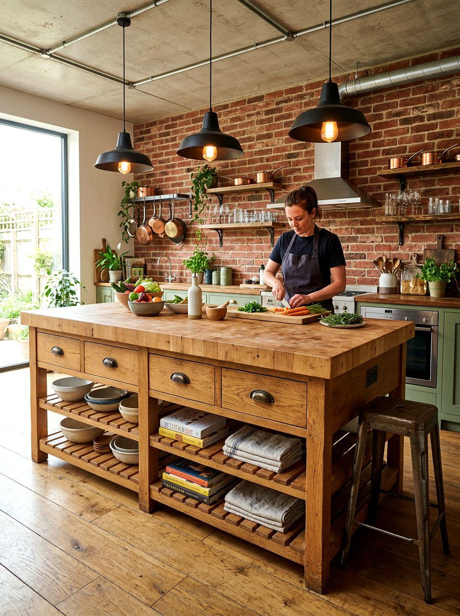 Butcher block dresser island - 30 antique dresser kitchen island ideas