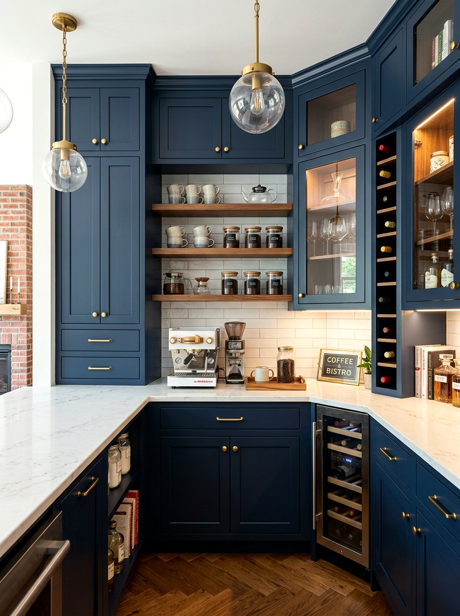 Butler Corner Pantry - 30 corner pantry ideas
