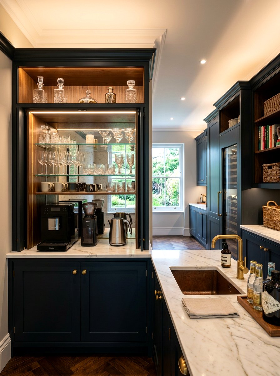 Butler Pantry Appliance Garage - 30 appliance garage coffee station ideas