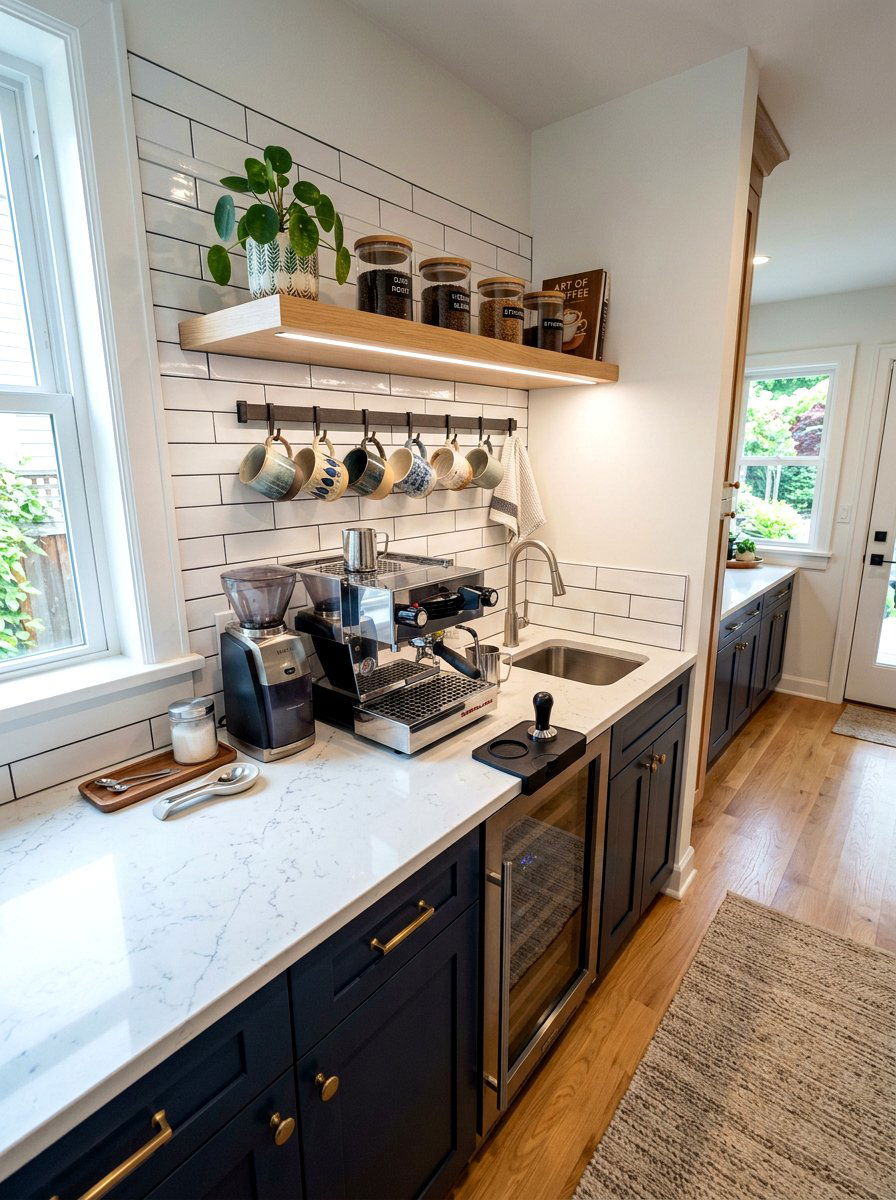 Butler Pantry Coffee Station - 30 butler pantry storage ideas