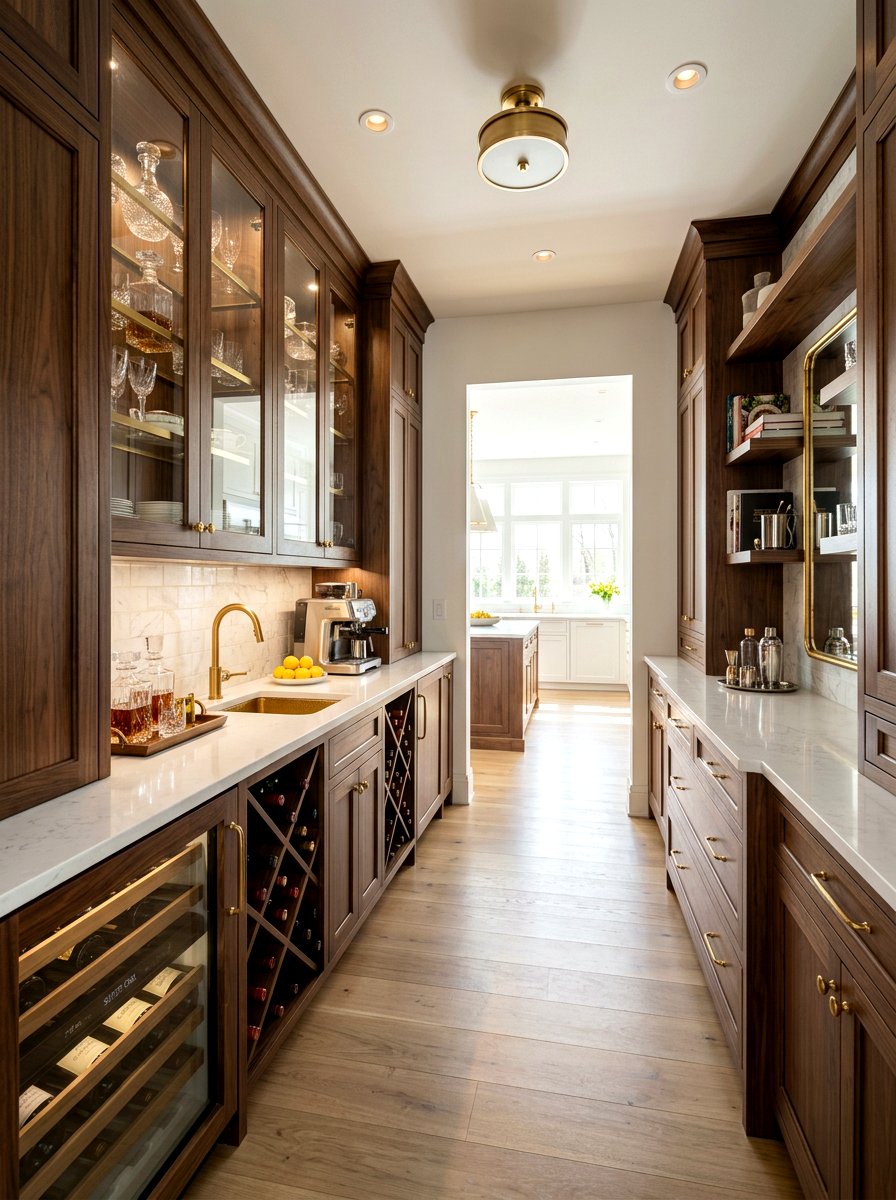 Butler Pantry Layout - 30 small utility nook ideas