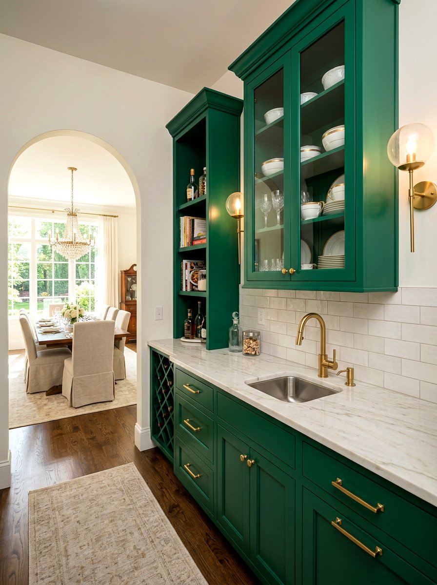Butler Pantry Sink Area - 30 messy kitchen ideas