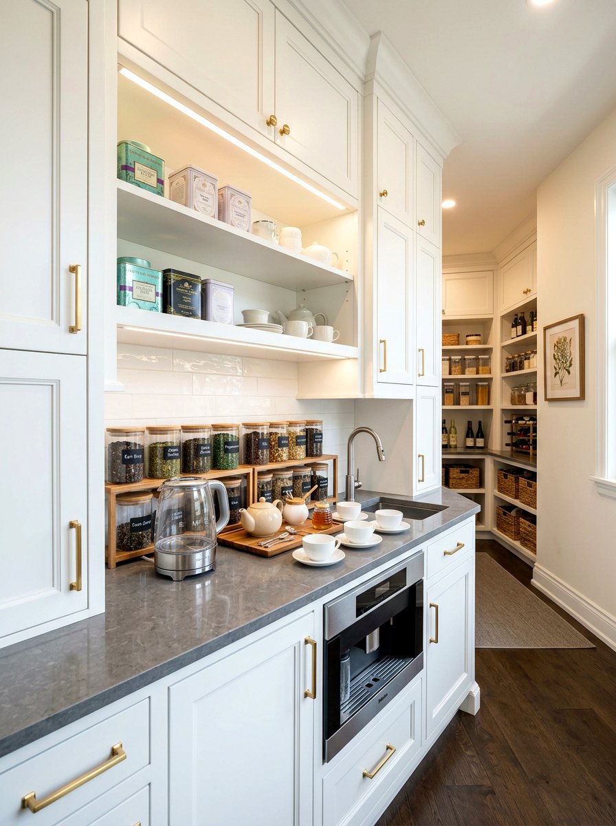 Butler Pantry Station - 30 tea station ideas