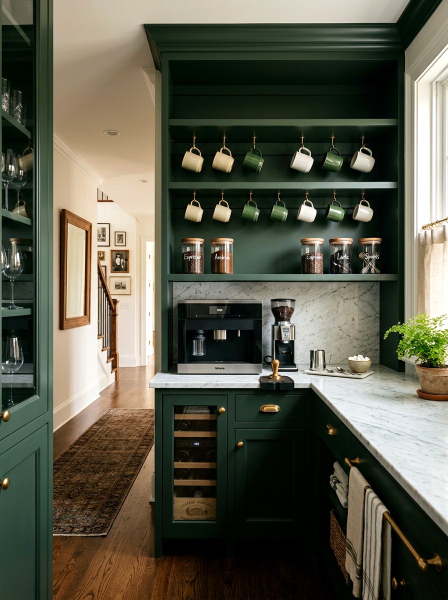 Butler Pantry With Coffee Station - 30 pantry scullery combo ideas