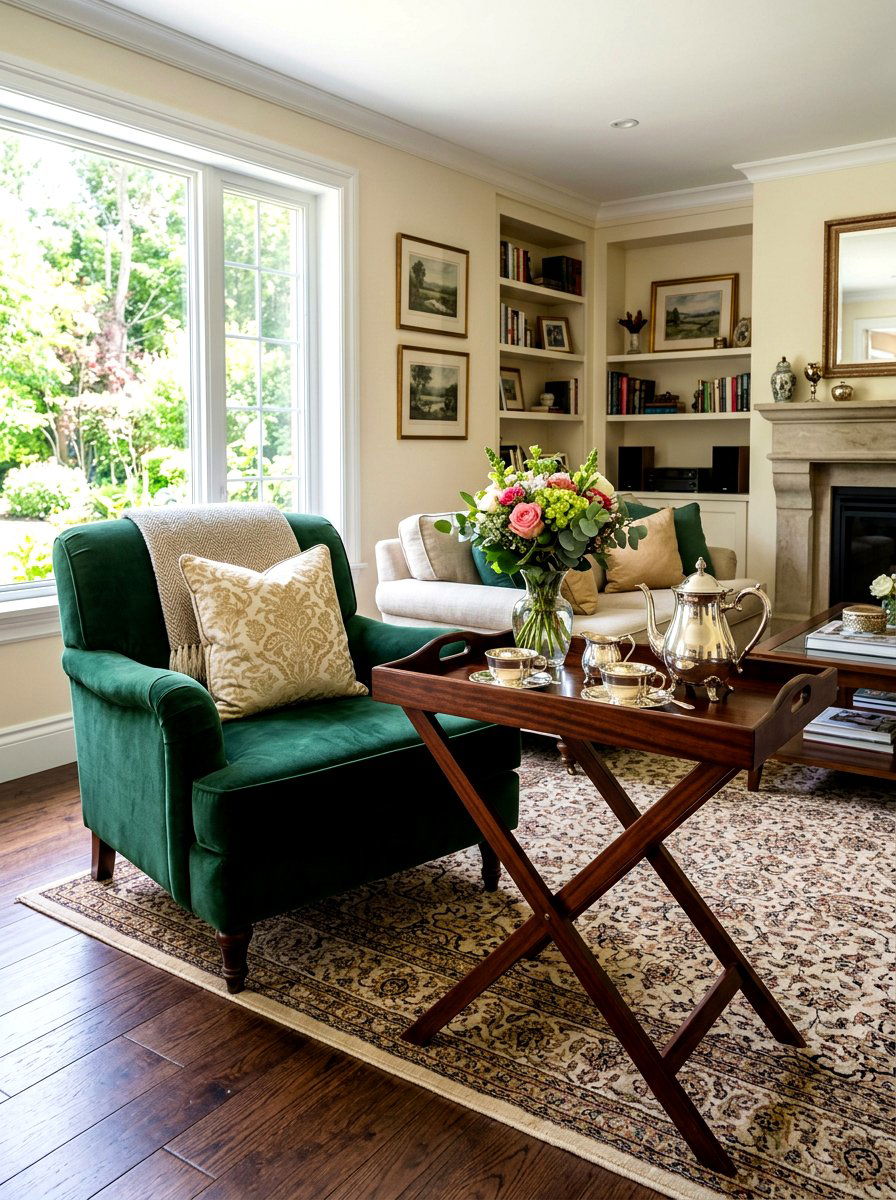 Butler Tray - 30 old money living room ideas