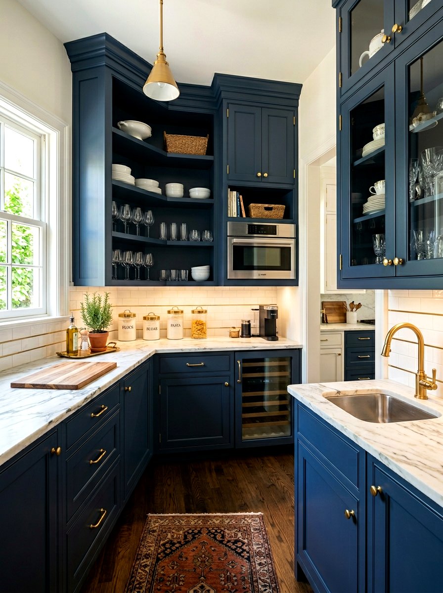 Butlers Pantry With Microwave - 30 appliance pantry ideas