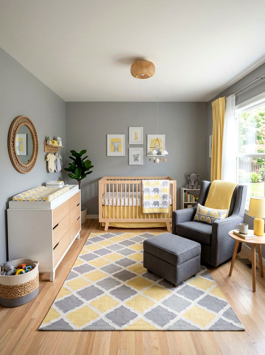 Butter Yellow And Gray Nursery - 30 butter yellow nursery ideas
