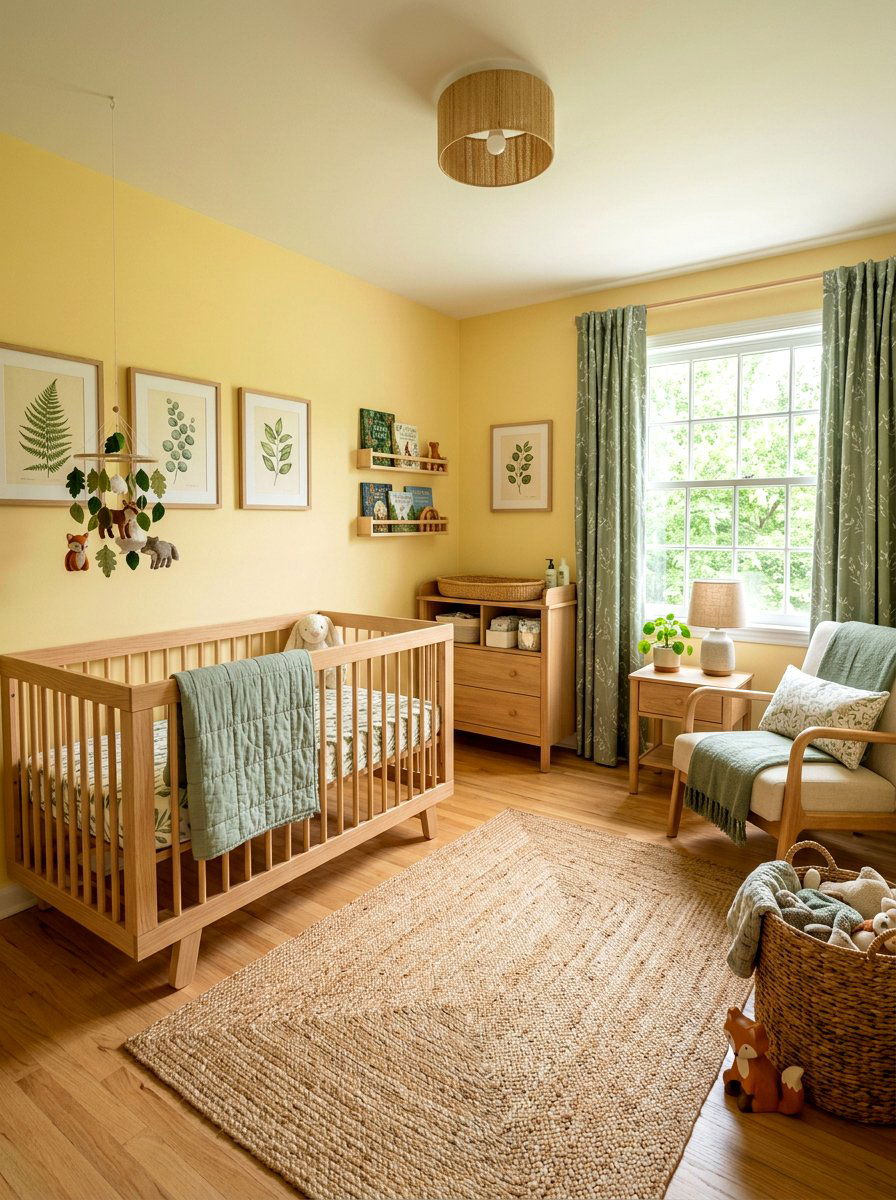 Butter Yellow And Sage Green Nursery - 30 butter yellow nursery ideas