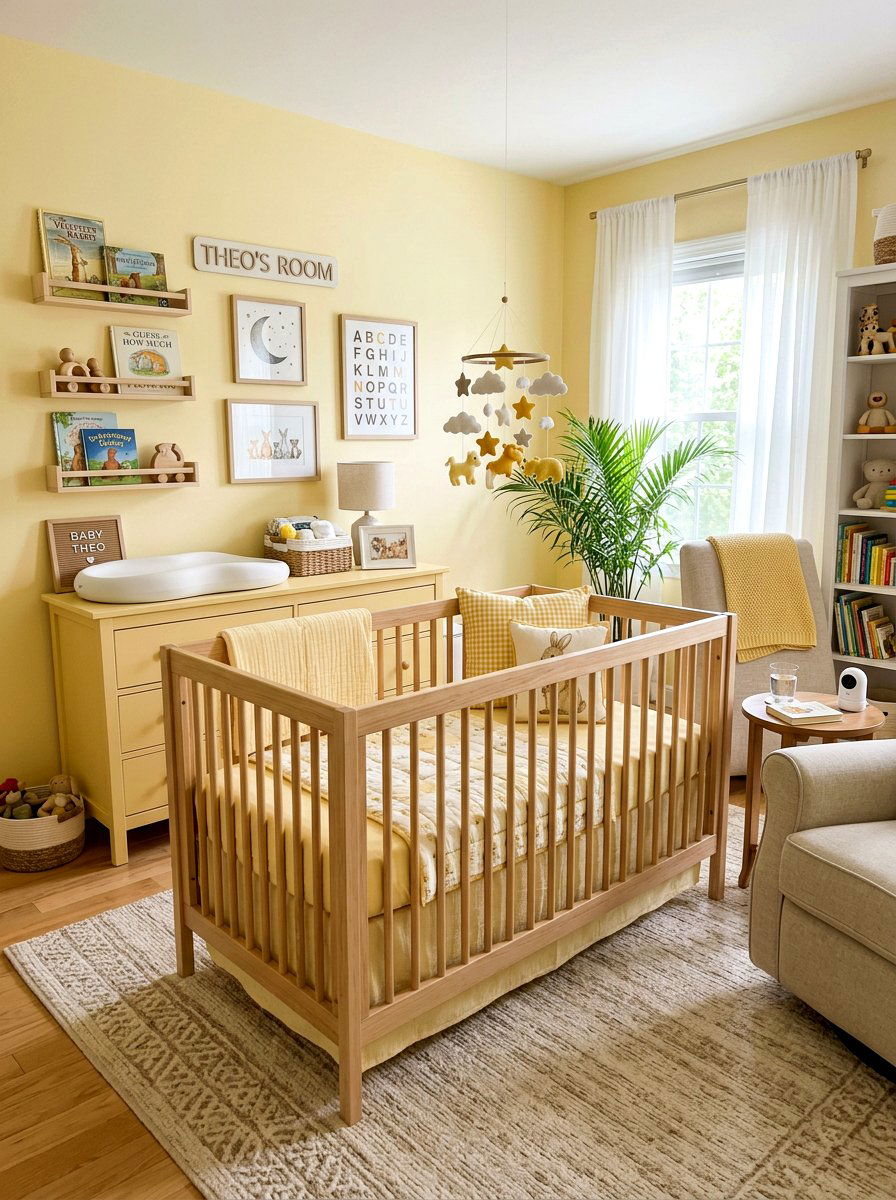 Butter Yellow Crib Bedding - 30 butter yellow nursery ideas