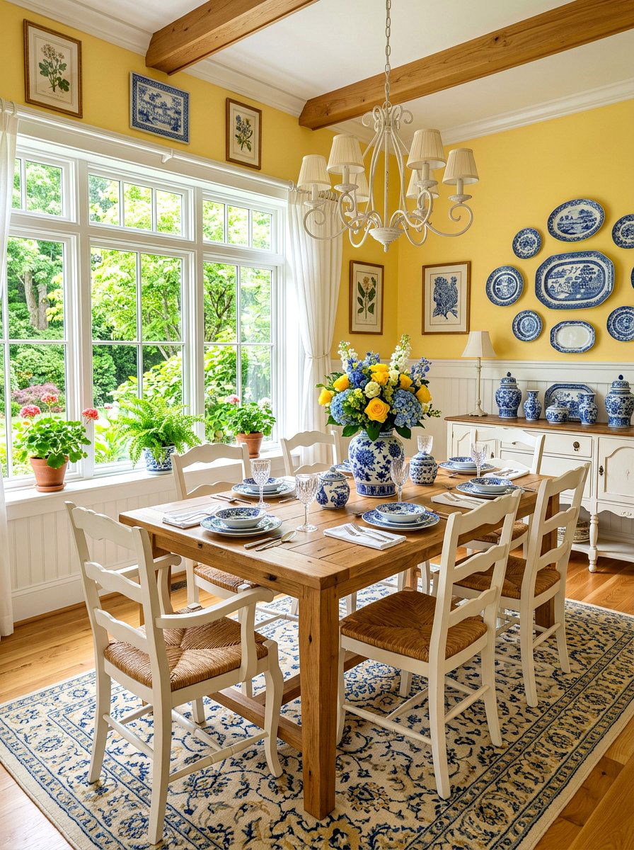 Butter Yellow Dining Room - 30 dining room color ideas