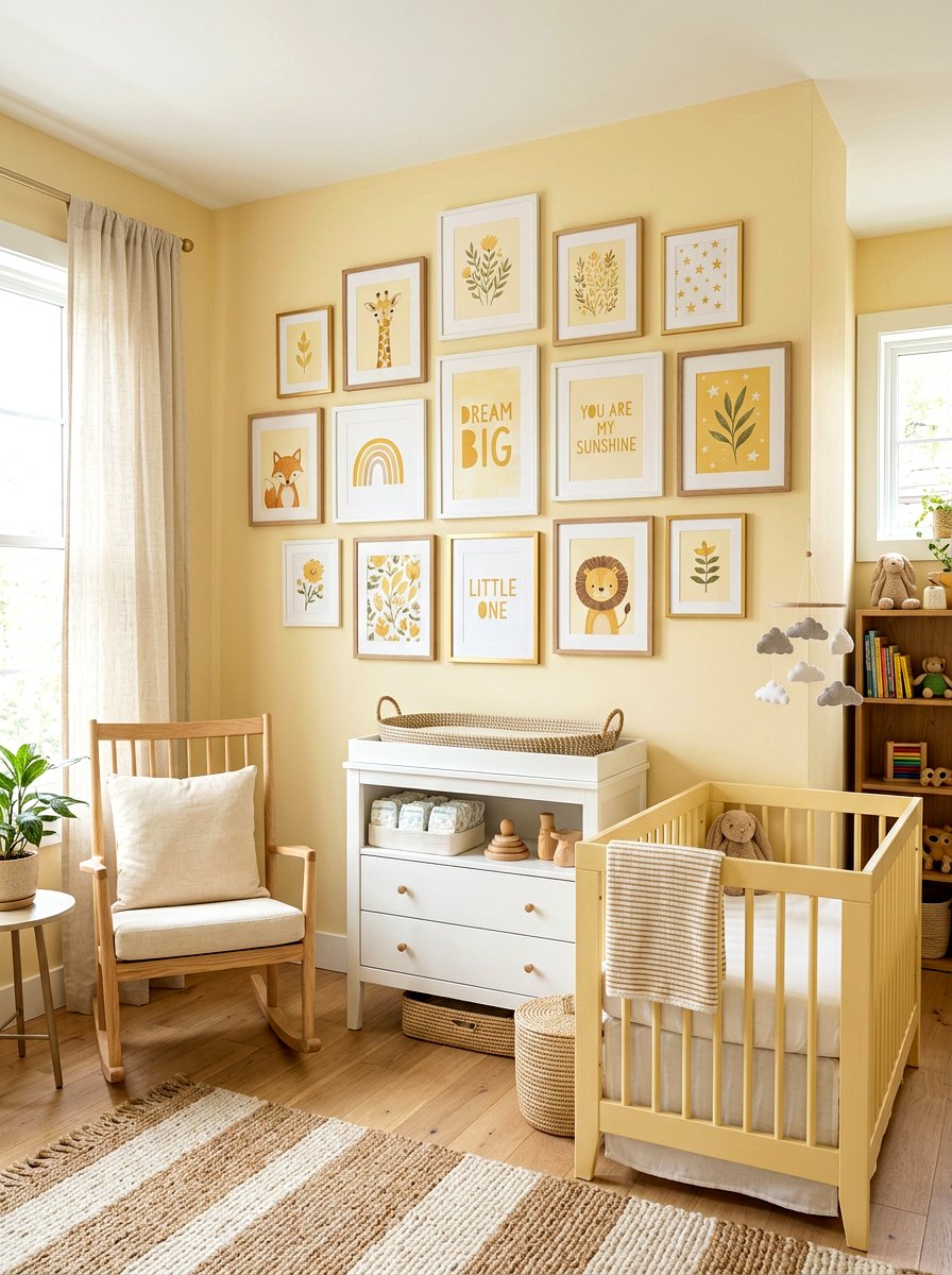 Butter Yellow Nursery Art - 30 butter yellow nursery ideas