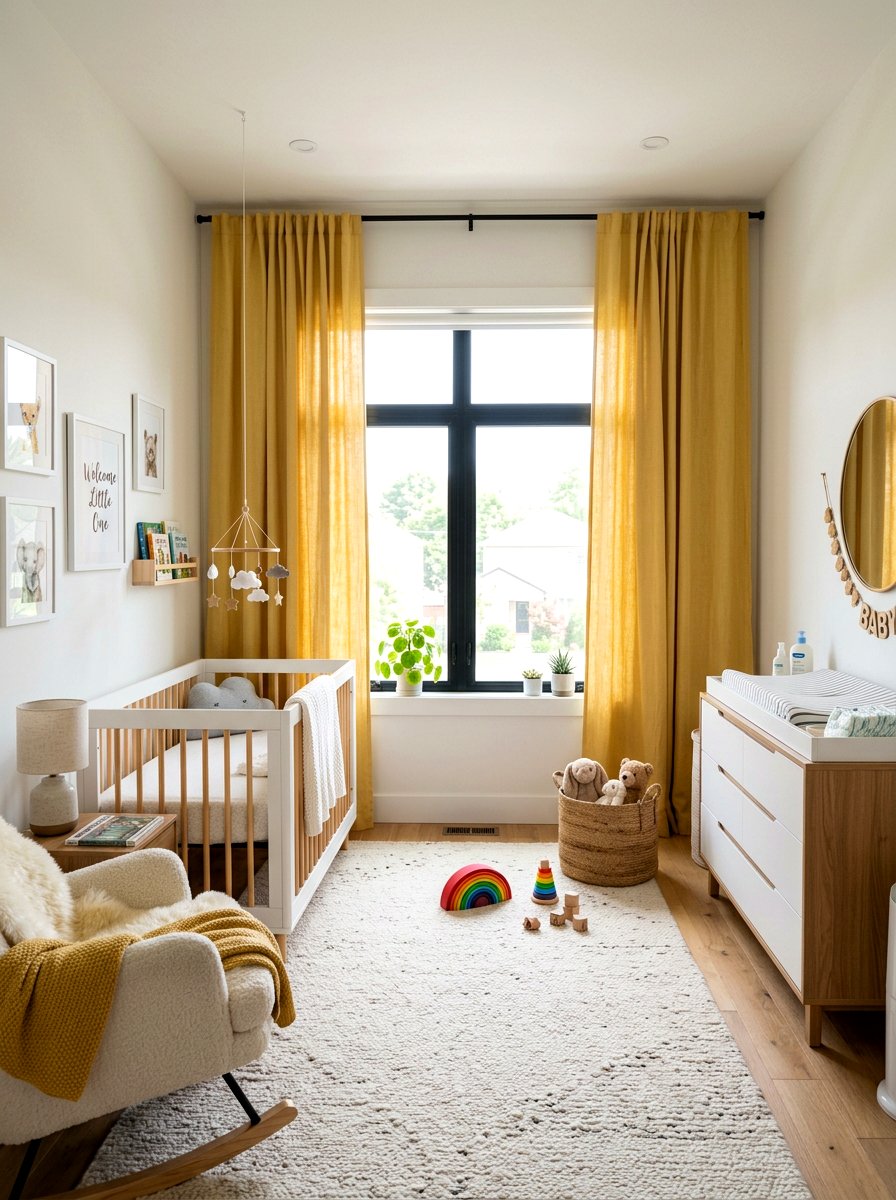 Butter Yellow Nursery Curtains - 30 butter yellow nursery ideas