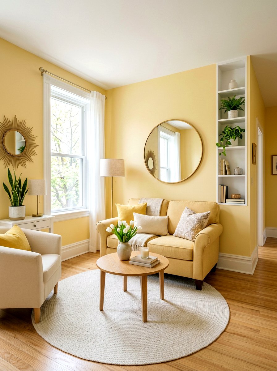 Butter Yellow Small Living Room - 30 butter yellow living room ideas