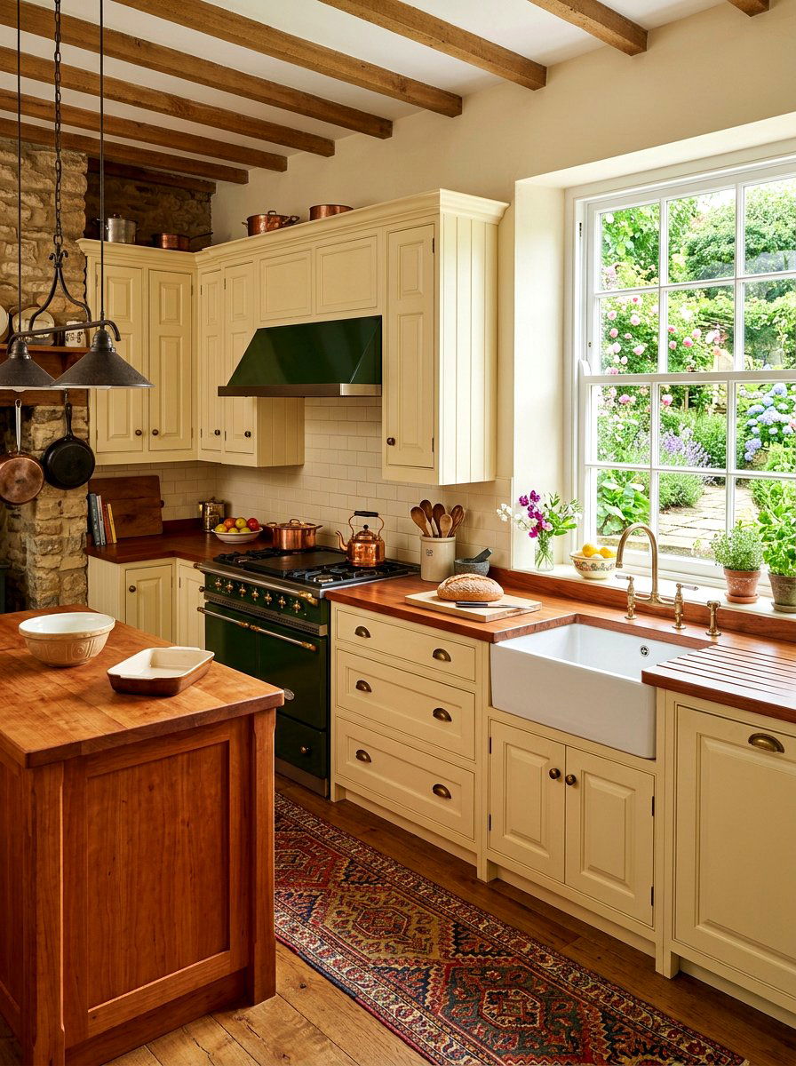 Buttercream Kitchen Cabinets - 30 muted yellow kitchen ideas