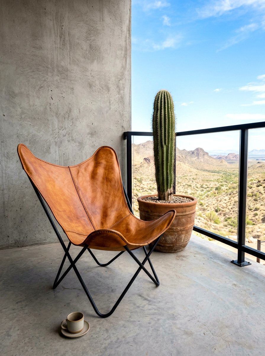 Butterfly Chair - 30 tiny balcony seating ideas