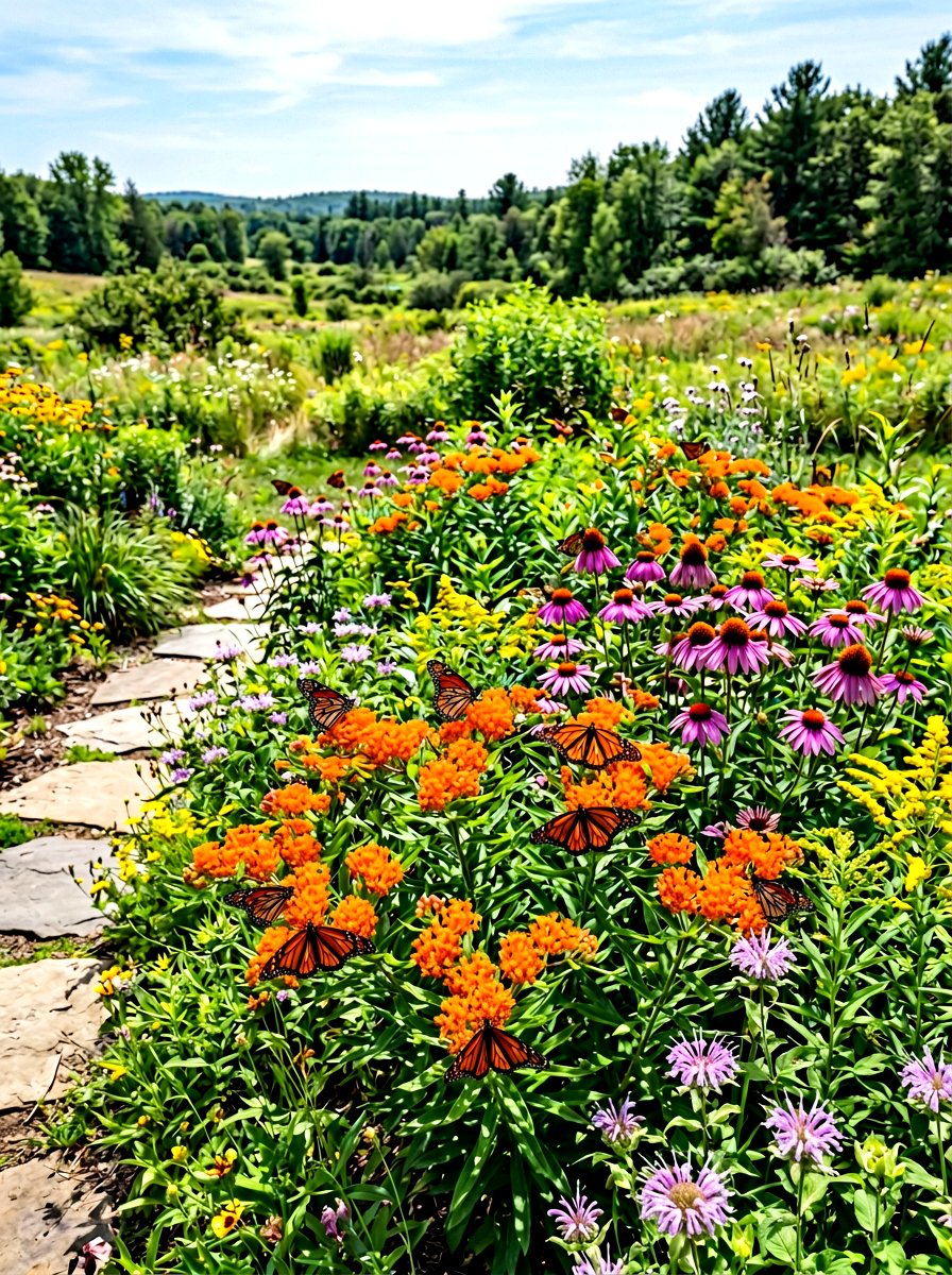 Butterfly Garden Flower Bed - 30 flower bed ideas