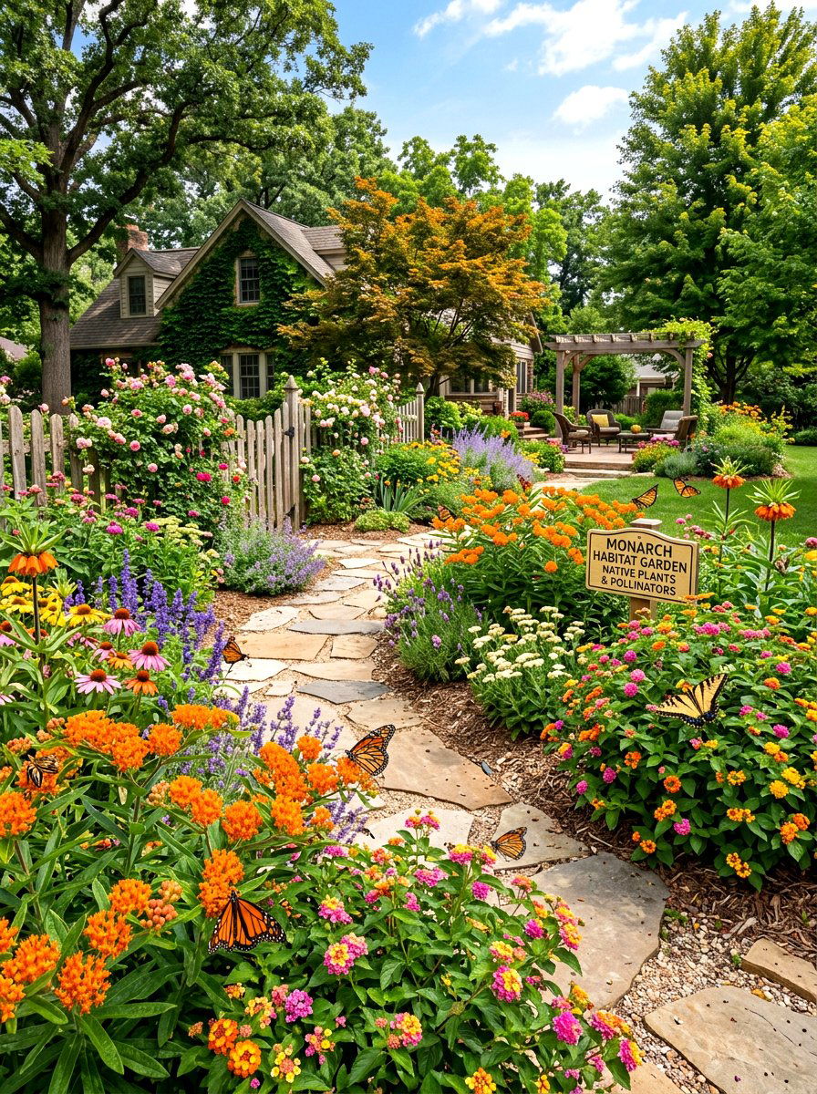 Butterfly Garden - 30 flower garden ideas