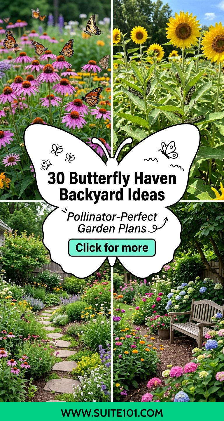 Butterfly Haven Backyard Ideas 30 Pollinator-Perfect Garden Plans - Butterfly Haven Backyard Ideas: 30 Pollinator-Perfect Garden Plans