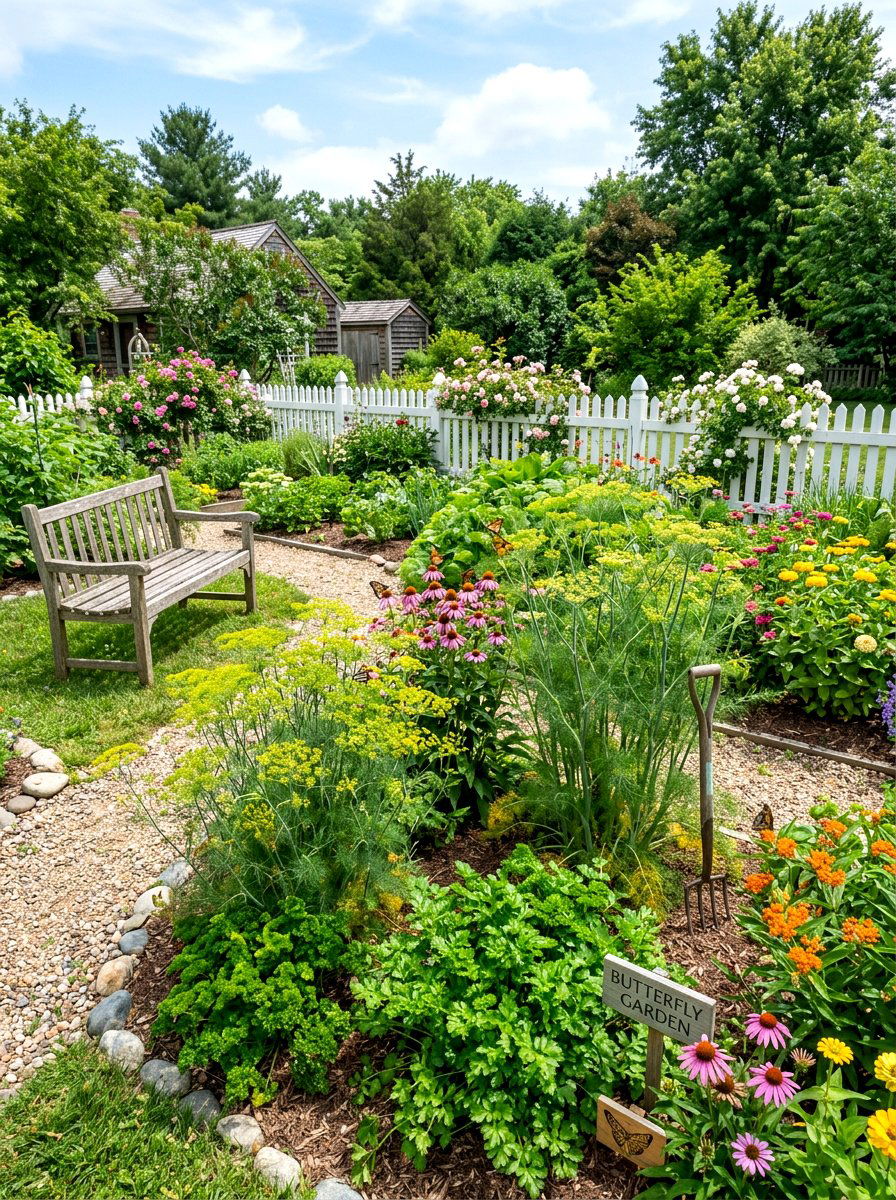 Butterfly Host Plant Garden - 30 pollinator paradise backyard ideas
