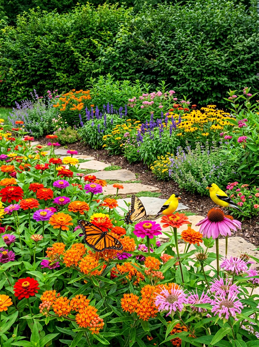 Butterfly Nectar Plants - 30 bird friendly backyard ideas