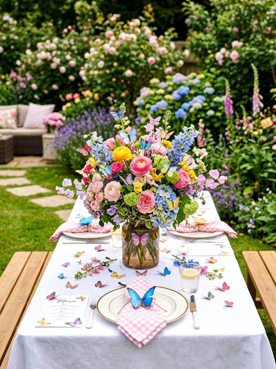 Butterfly Party Decor - 30 garden tea party decor ideas