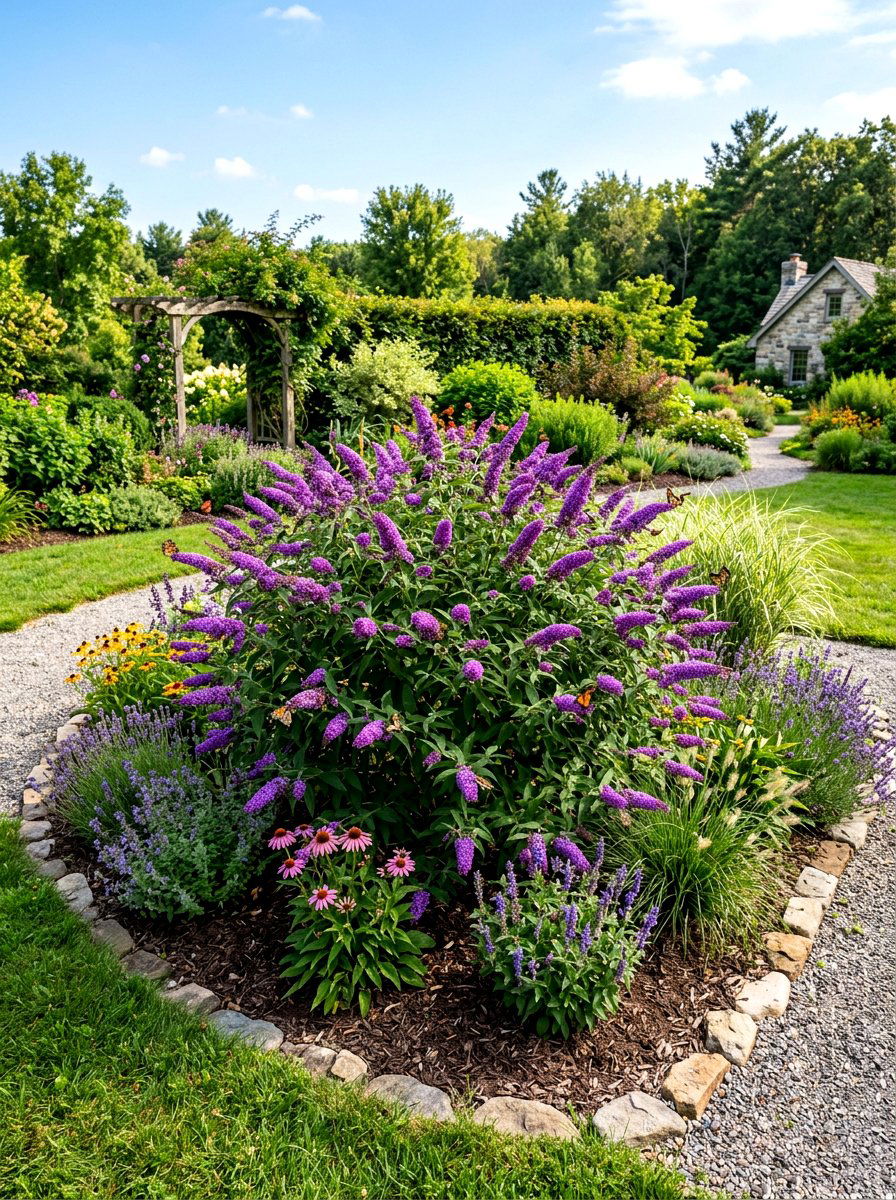 Butterfly bush planting - 30 hummingbird oasis backyard ideas