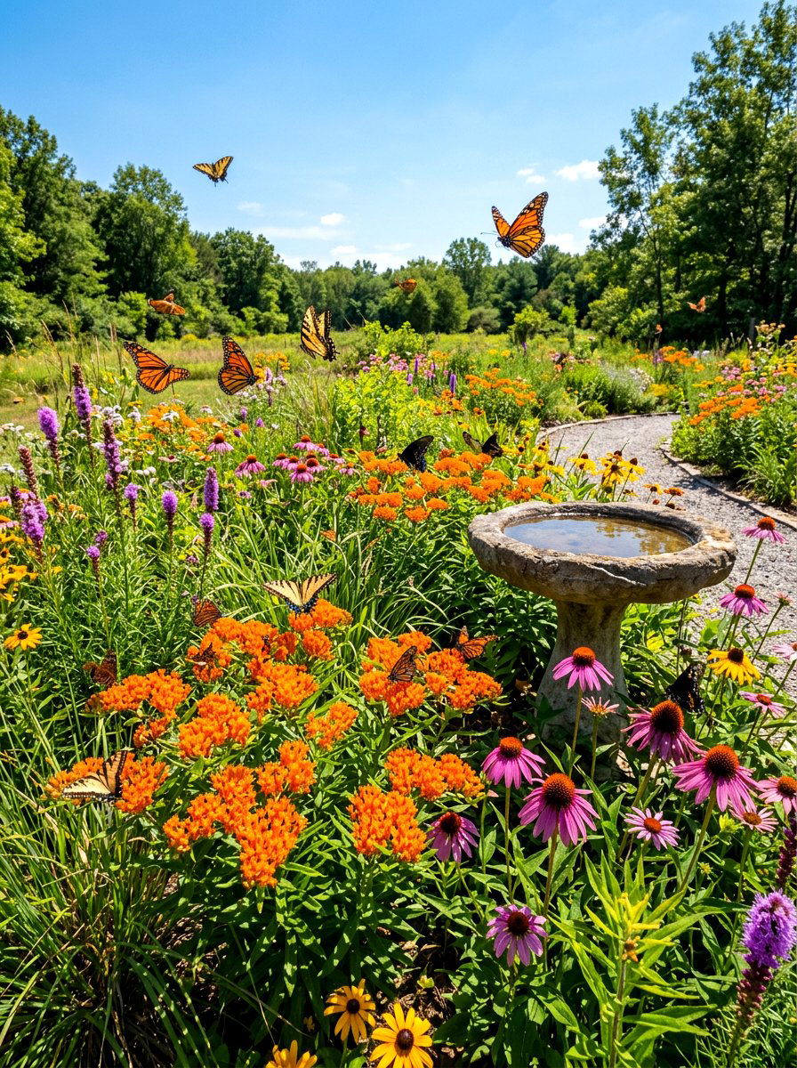 Butterfly garden plants - 30 sensory garden ideas