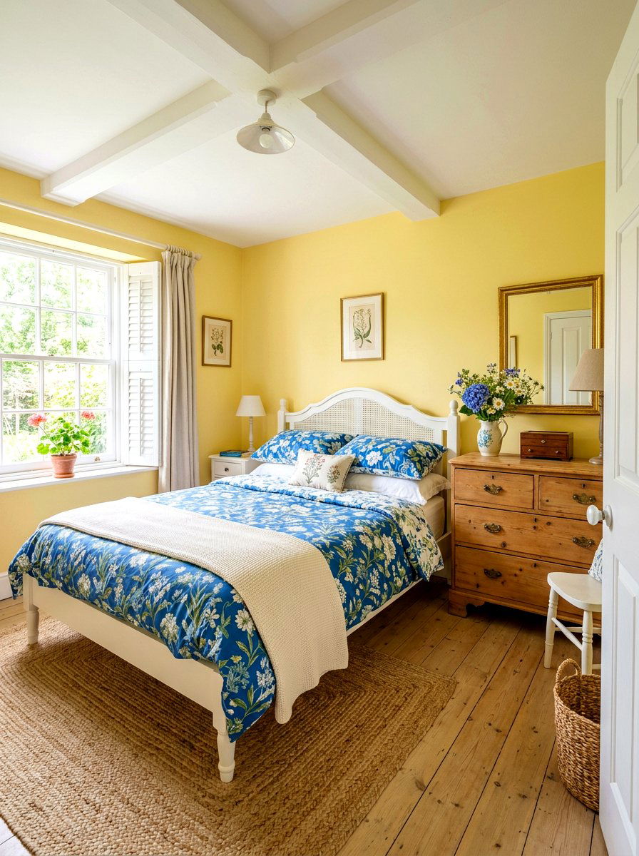 Buttery Yellow Bedroom - 30 healing color bedroom ideas