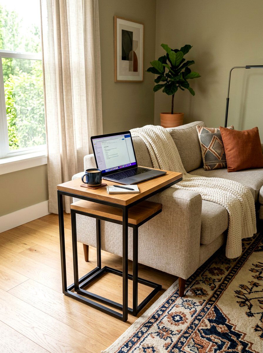 C Shaped Nesting Table - 30 nesting table ideas