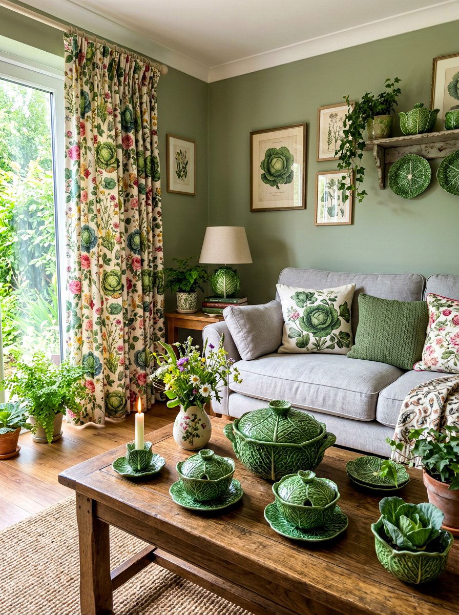 Cabbagecore Home Decor - 30 TikTok living room decor ideas