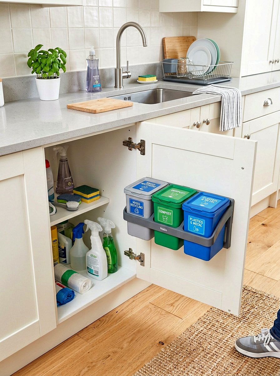 30 Recycling Station Ideas to Stay Organized and Go Green