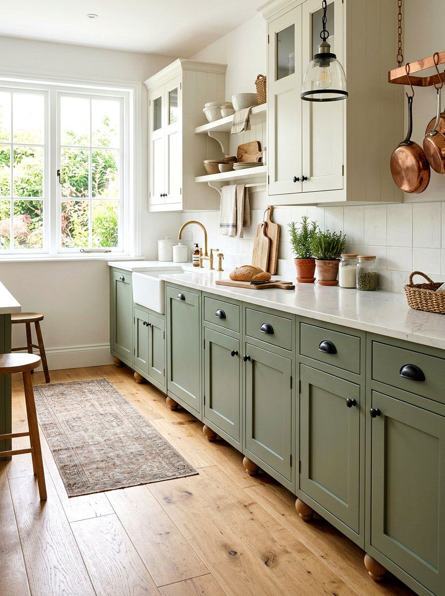 Cabinetry With Bun Feet - 30 furniture style kitchen ideas