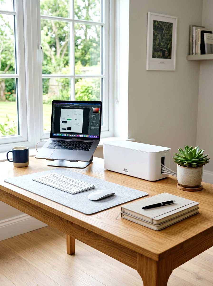 Cable Management Box - 30 office cable management ideas