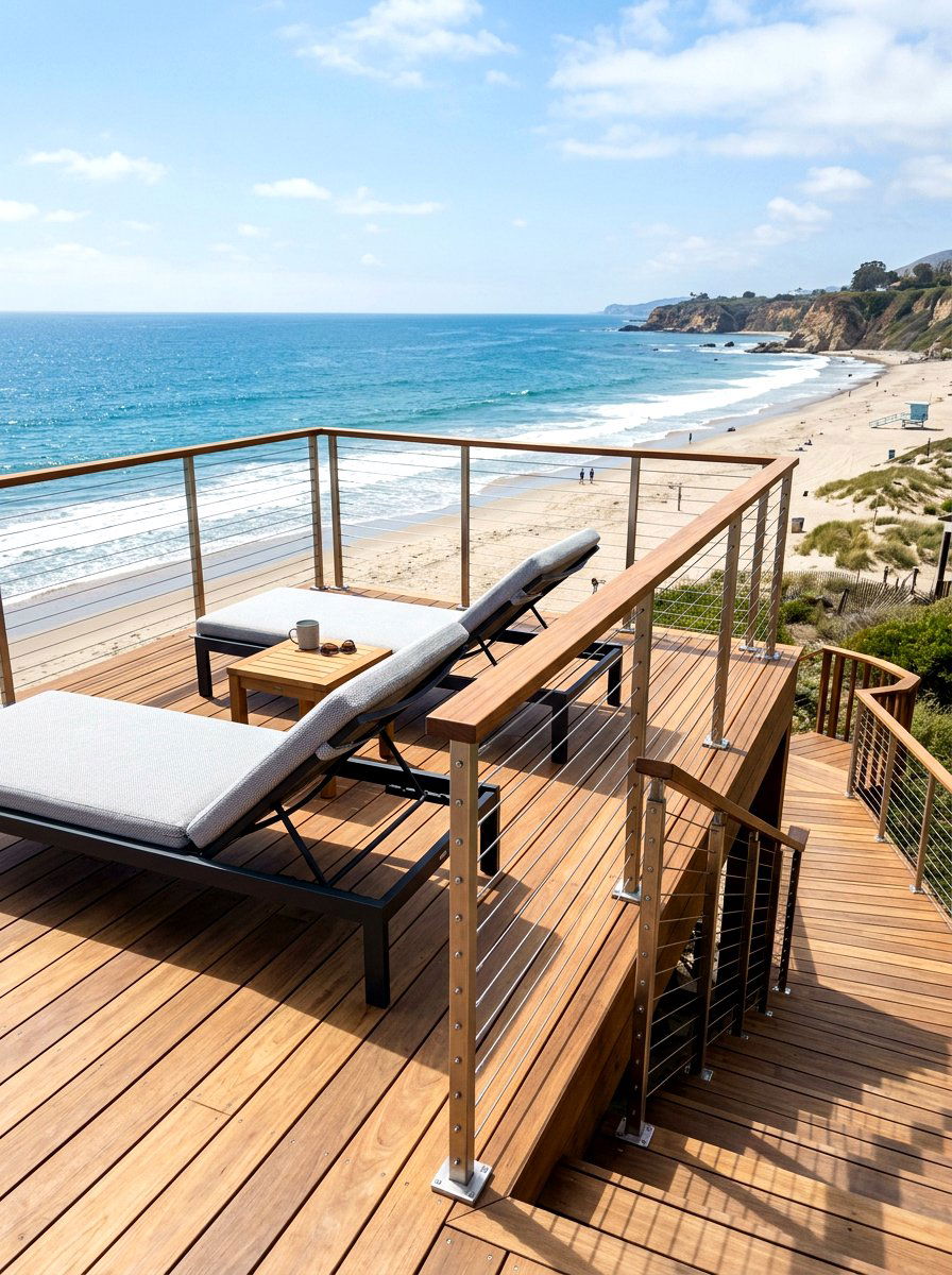Cable Railing Deck - 30 modern deck ideas