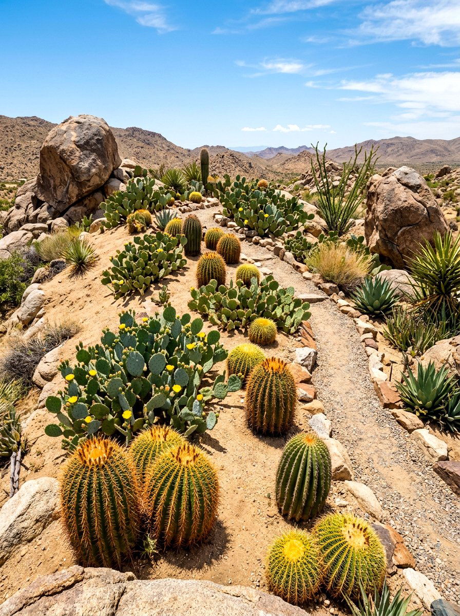 Cacti Garden - 30 drought tolerant landscaping ideas