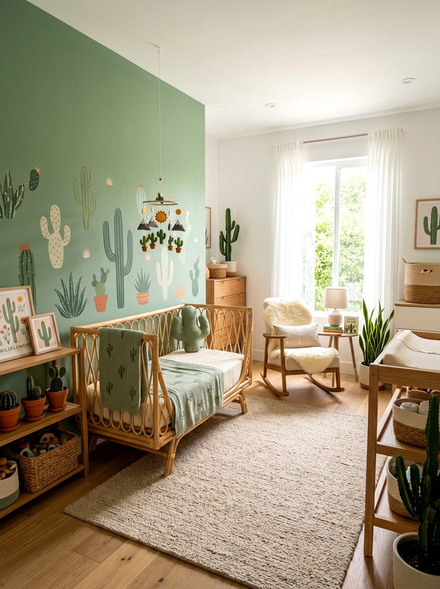 Cactus Nursery - 30 desert color decor ideas