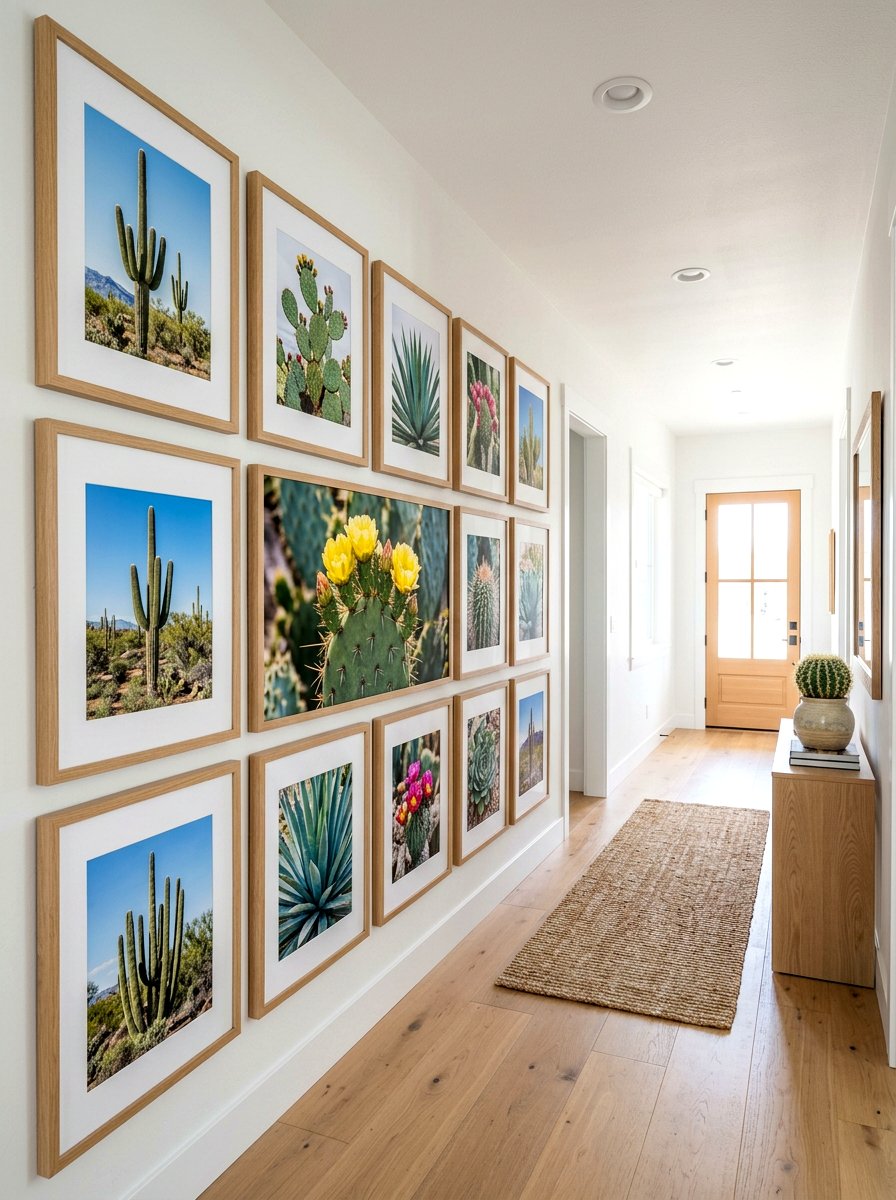 Cactus wall art prints - 30 cactus decor ideas