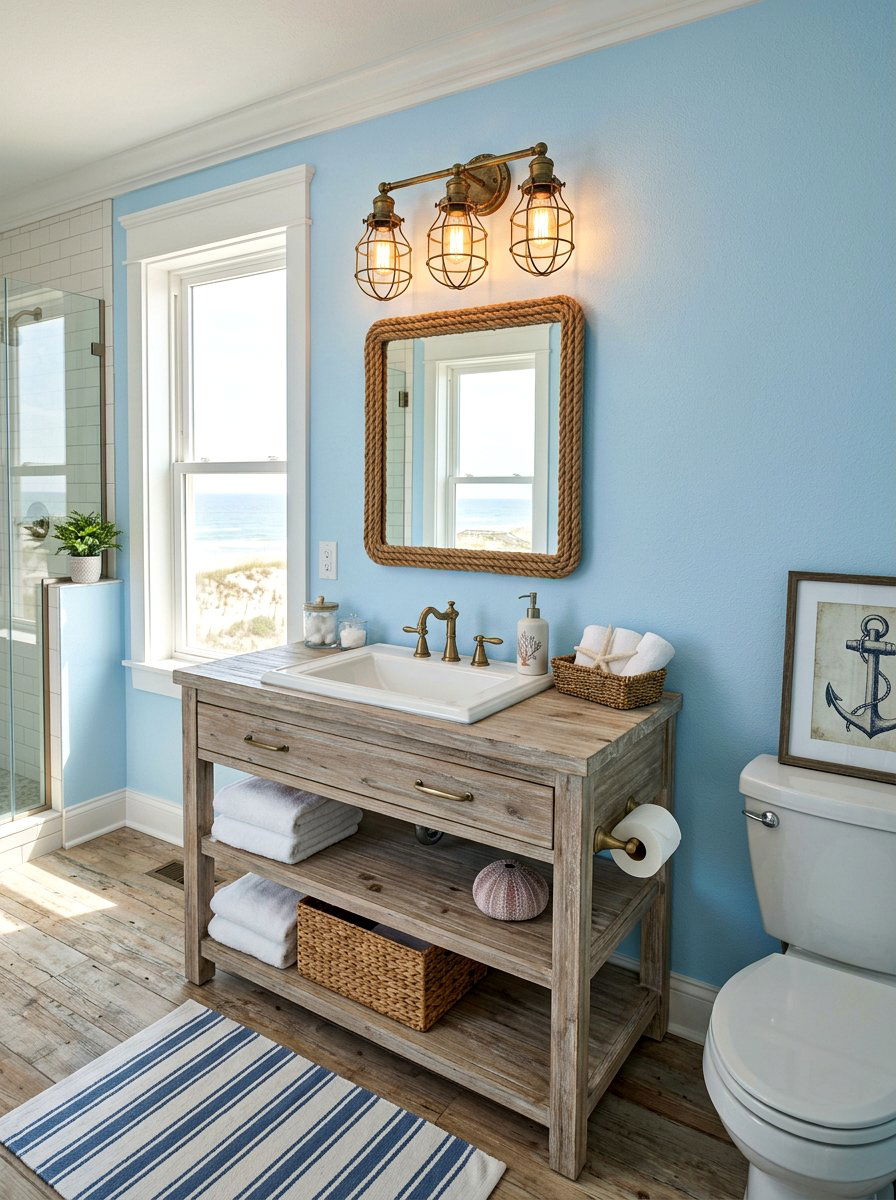 Cage Vanity Light - 30 vanity lighting ideas