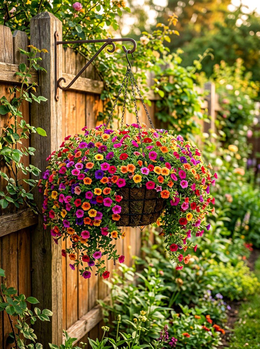 30 hanging basket ideas to Boost Colorful Curb Appeal Fast