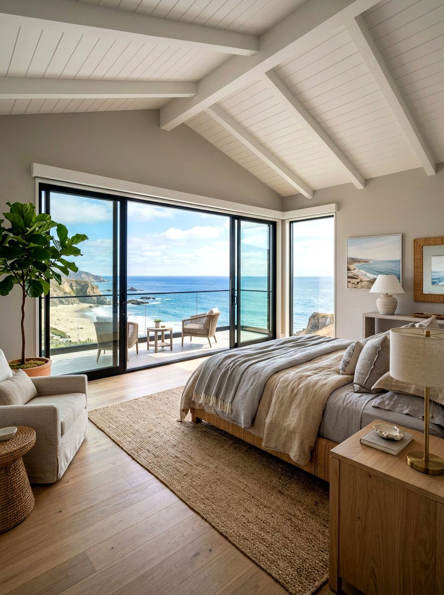 California coastal aesthetic bedroom - 30 beach cottage bedroom ideas