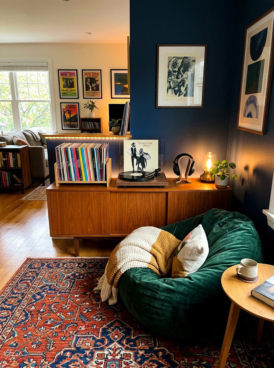 Calm Music Corner - 30 self care station ideas