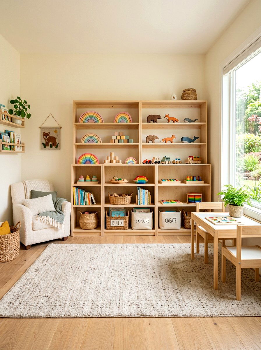 Calm playroom - 30 calm minimal decor ideas